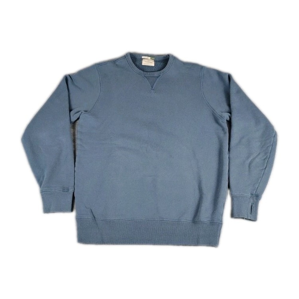 Sid Mashburn Crewneck Pullover Sweatshirt Mens Medium Green French Terry